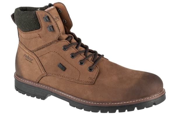 Rieker Booties F3612-24, Man, Snörskor, brun Brown 43