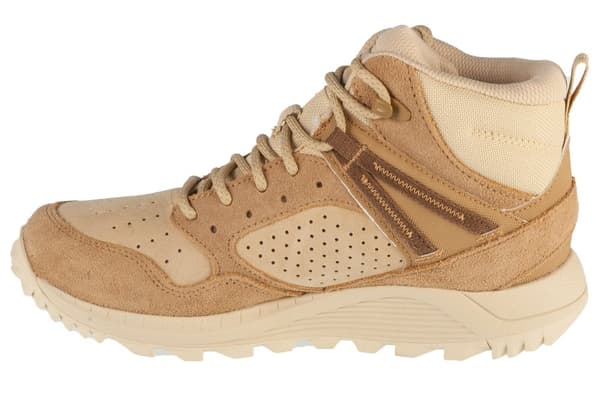 Merrell Wildwood Mid Leather WP J038298, Kvinde, Trekkingsko, beige