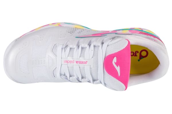 Joma Slam Jr 2332 JSLAMW2332C, til Pige, Tennissko, hvid