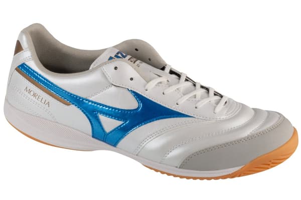 Mizuno Morelia Sala Pro IN Q1GA241325, Man, Fotbollstränare inomhus, vit White 44,5