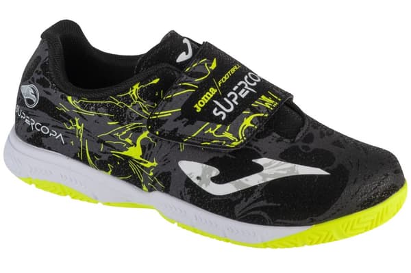 Joma Super Copa Jr 2401 IN SCJW2401INV, för Pojke, Fotbollstränare inomhus, svart