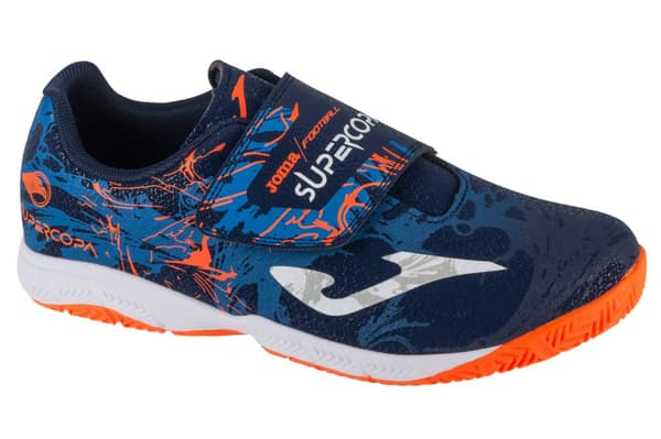 Joma Super Copa Jr 2403 IN SCJW2403INV, til Dreng, Indendørs fodboldtrænere, marine blå