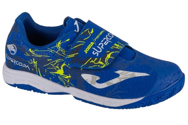 Joma Super Copa Jr 2404 IN SCJW2404INV, för Pojke, Fotbollstränare inomhus, blå Blue 28