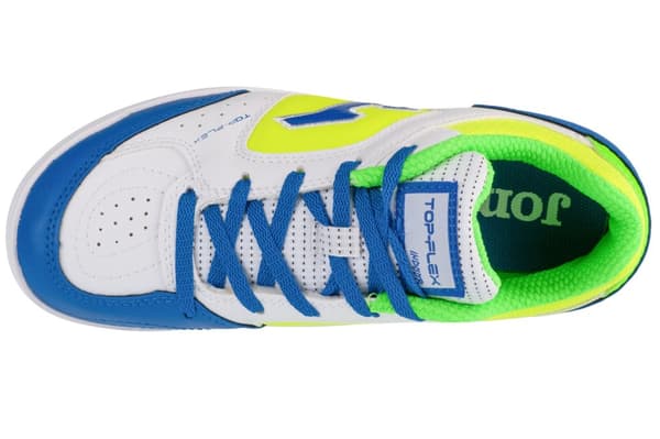 Joma Top Flex Jr 2402 IN TPJW2402IN, för Pojke, Fotbollstränare inomhus, vit