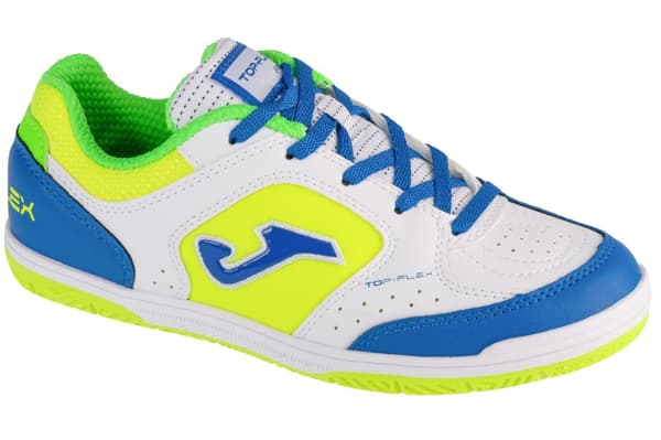 Joma Top Flex Jr 2402 IN TPJW2402IN, til Dreng, Indendørs fodboldtrænere, hvid White 38