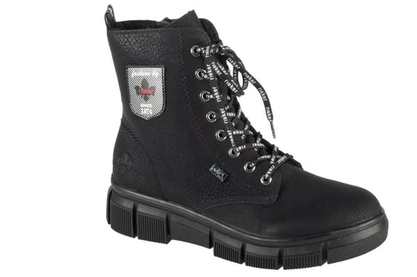 Rieker Booties X3410-00, Kvinna, Snörskor, svart