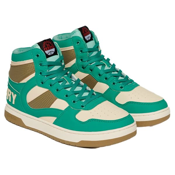 Superdry Vegan Jump High Top Skor Grönt EU 38 Kvinna