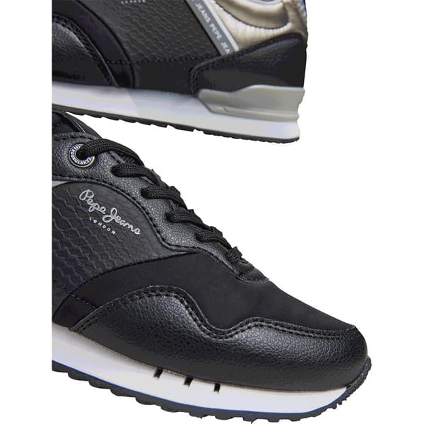Pepe Jeans London Snake Skor Svart EU 37 Kvinna