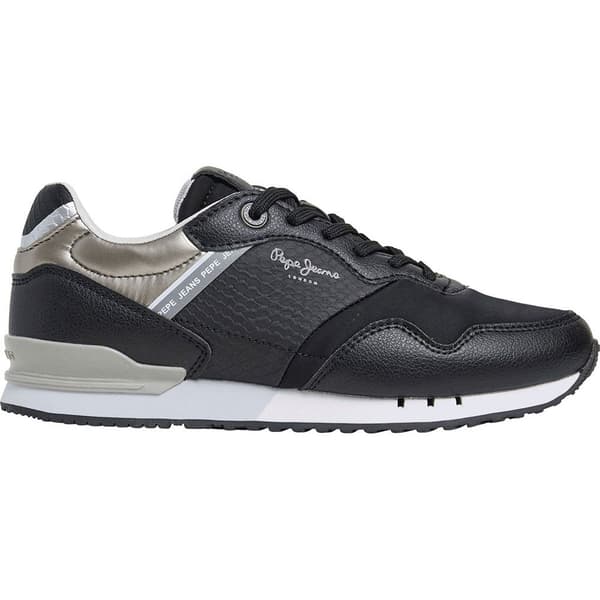 Pepe Jeans London Snake Skor Svart EU 37 Kvinna