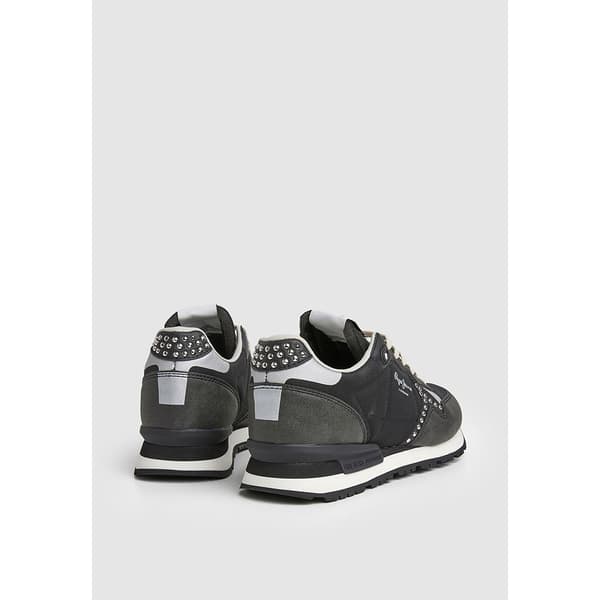 Pepe Jeans Brit Print Sid Skor Svart EU 40 Kvinna