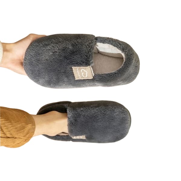 INF Cloud Slippers mørkegrå, tykke, bløde såler 0