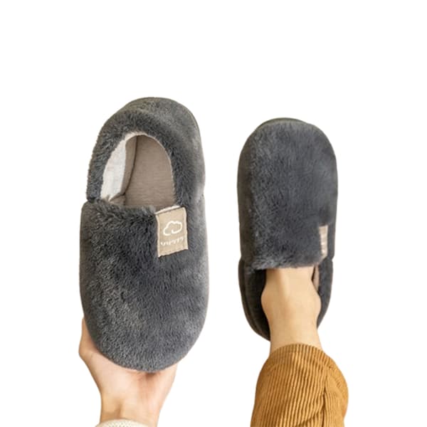 INF Cloud Slippers mørkegrå, tykke, bløde såler 0