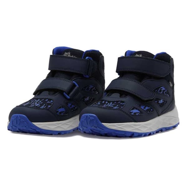 Jack Wolfskin Woodland 2 Texapore Mid Vc Vaelluskengät Sininen EU 34