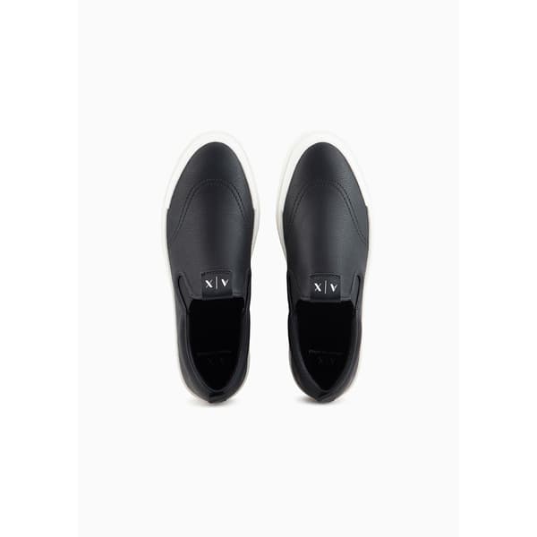 Armani Exchange Xuy010_xv799 Slip-on-sko Sort EU 43 Mand