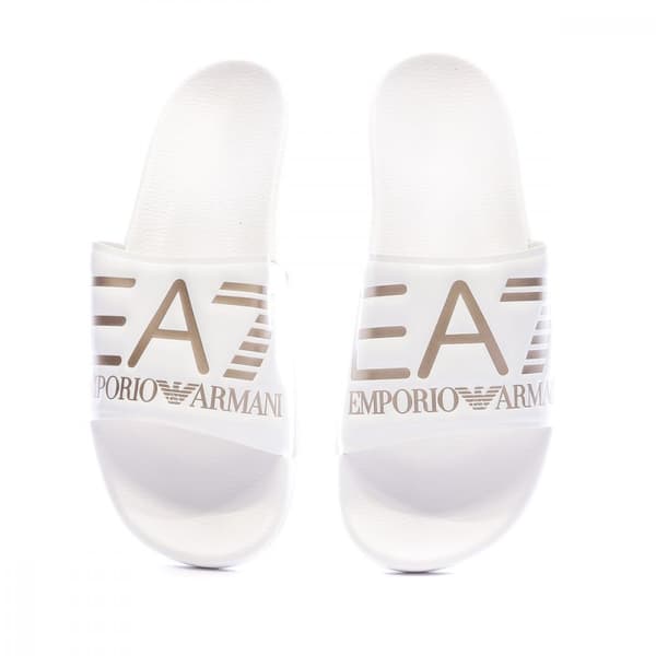 Emporio Armani Sea World Klipklapper Hvid EU 37 Mand