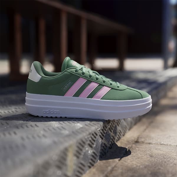 Adidas Vl Court Bold Skor Grönt EU 40 2/3 Kvinna
