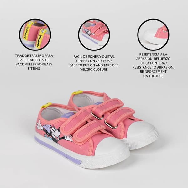 Cerda Group Lights Cotton Minnie Sko Rosa EU 27