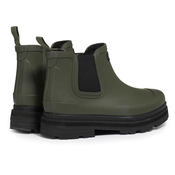 Aigle Soft Rain Fur Booties Grøn EU 38 Kvinde