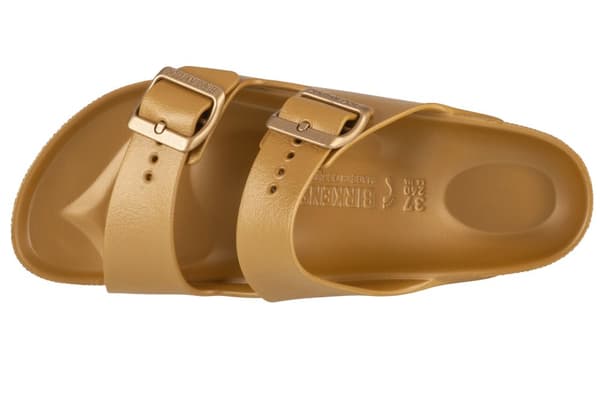 Birkenstock Arizona Eva 1022465, Kvinde, Slides, guld