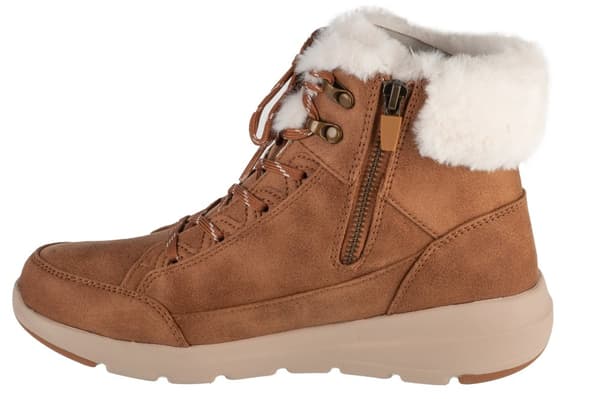 Skechers On-The-GO Glacial Ultra - Cozyly 144178-CSNT, Kvinde, Vinterstøvler, brun