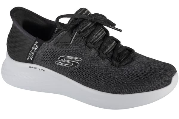 Skechers Slip-Ins: Skech-Lite Pro - Natural Beauty 150012-BKW, Kvinna, Sneakers, svart