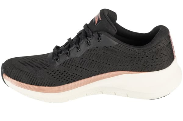 Skechers Arch Fit 2.0 - Glow The Distance 150067-BKRG, Kvinna, Squashskor, svart