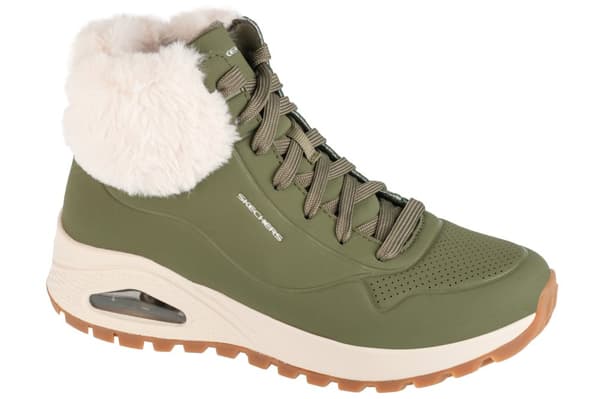Skechers Uno Rugged - Fall Air 167274-OLV, Kvinde, Vinterstøvler, grøn