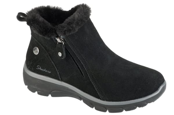 Skechers Easy Going - High Zip 2 168042-BBK, Kvinde, Vinterstøvler, sort