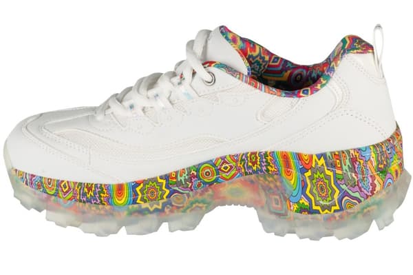 Skechers Jen Stark: Hi-Ryze - Deco Drip 177958-WMLT, Kvinde, Sneakers, hvid