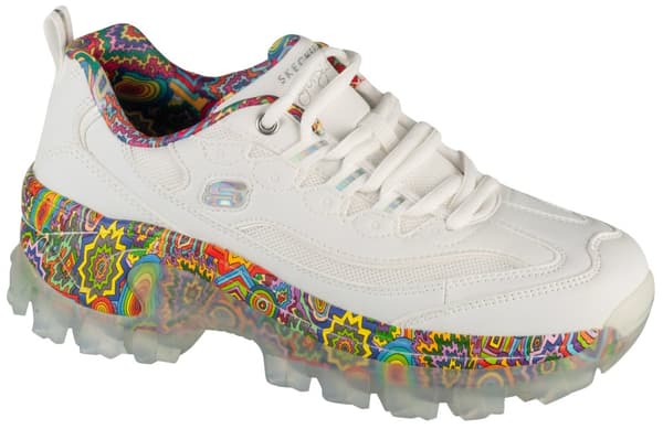 Skechers Jen Stark: Hi-Ryze - Deco Drip 177958-WMLT, Kvinde, Sneakers, hvid