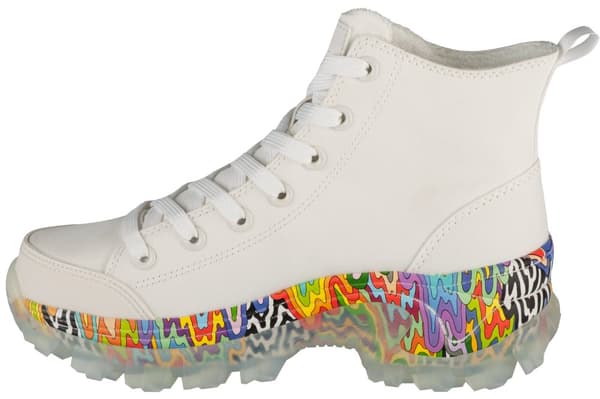 Skechers Jen Stark: Hi-Ryze - See-Thru Drip 177963-WMLT, Kvinna, Sneakers, vit