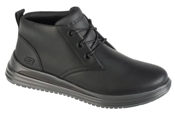 Skechers Proven - Yermo 204670-BLK, Mand, Snøresko, sort