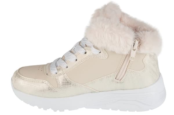 Skechers Uno Lite - Comfurt Collar 310396L-NAT, til Pige, Vinterstøvler, beige