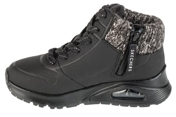 Skechers Uno Gen1 - Darling Daze 310566L-BLK, til Pige, Vinterstøvler, sort