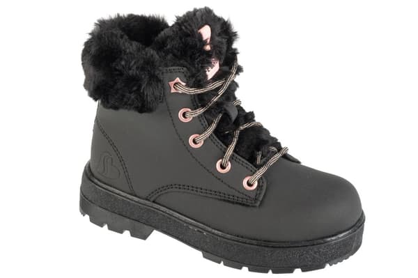 Skechers Street Glitz 310952L-BLK, för Tjej, Vinterkängor, svart