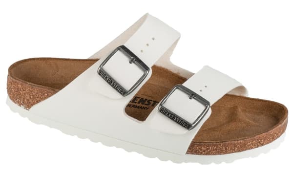 Birkenstock Arizona BF 552681, Unisex, Tofflor, vit White 39
