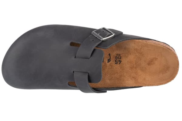 Birkenstock Boston LEOI 59463, Unisex, Slides, sort