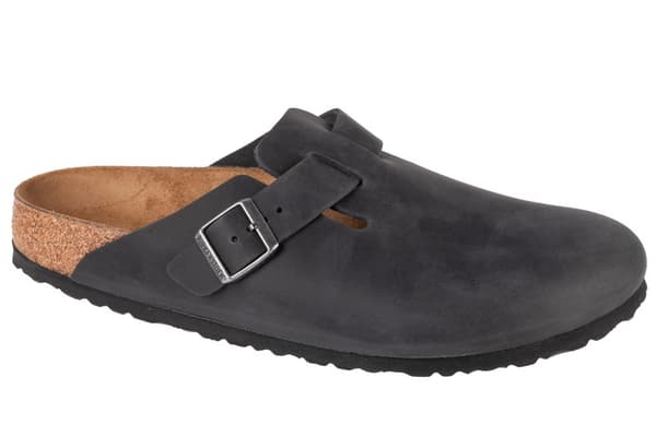 Birkenstock Boston LEOI 59463, Unisex, Slides, sort