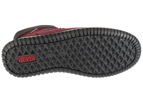 Rieker Booties 74247-35, Kvinna, Vinterkängor, vinröd