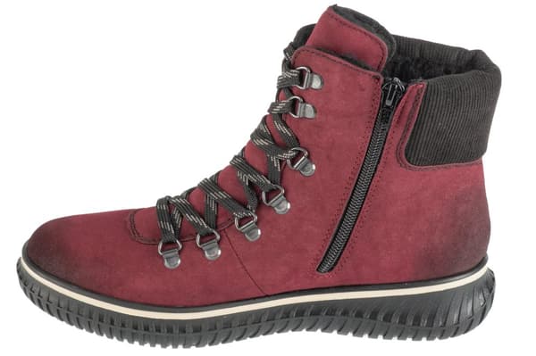 Rieker Booties 74247-35, Kvinna, Vinterkängor, vinröd