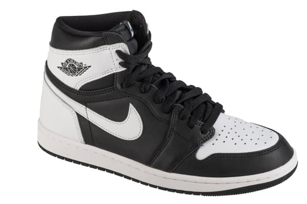 Air Jordan 1 Mid Retro DZ5485-010, Man, Sneakers, svart Black 42,5