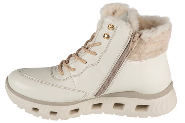 Rieker Booties M6010-80, Kvinna, Vinterkängor, vit