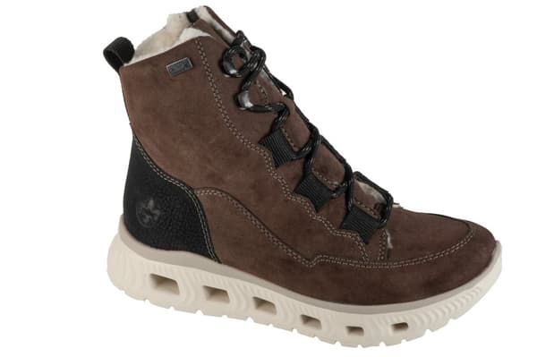 Rieker Booties M6012-25, Kvinna, Vinterkängor, brun