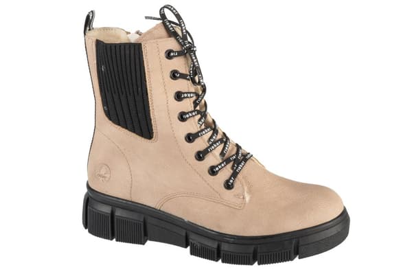 Rieker Booties X3414-60, Kvinna, Vinterkängor, beige