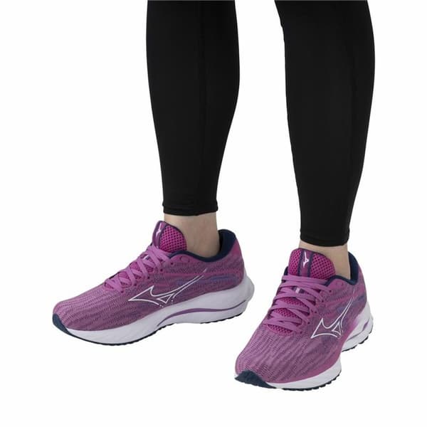 Sportssneakers til damer Mizuno Wave Rider 27 Lyserød