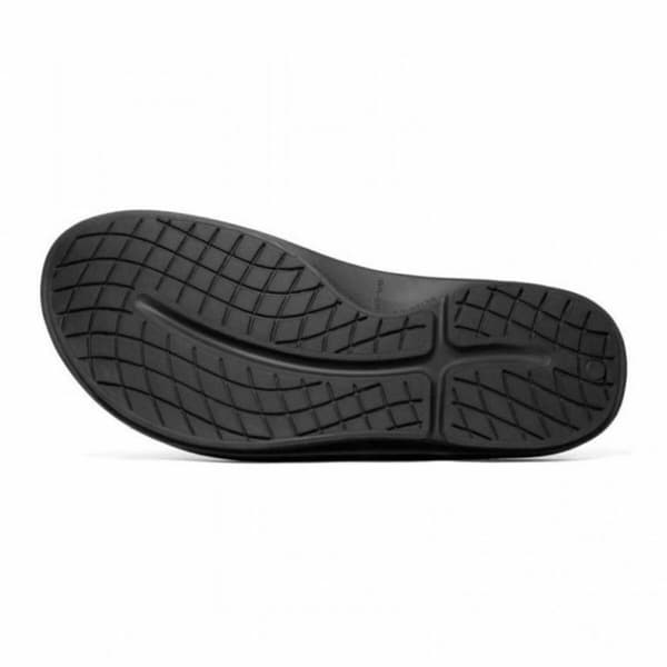 Miesten Flip-flopit OOfos Ooahh Musta