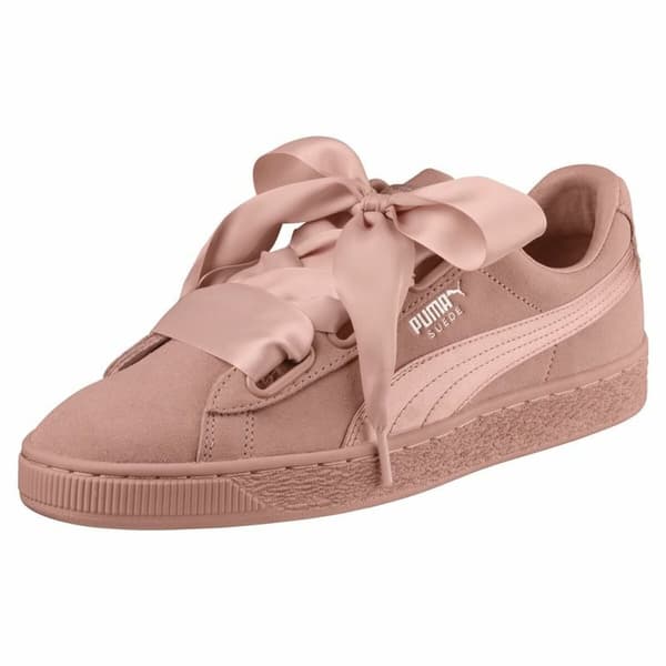 Naisten lenkkikengät Puma Suede Heart Ep Keltainen