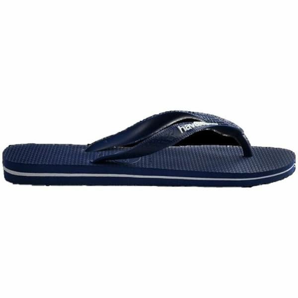 Strandtofflor för män Havaianas Logo Blå