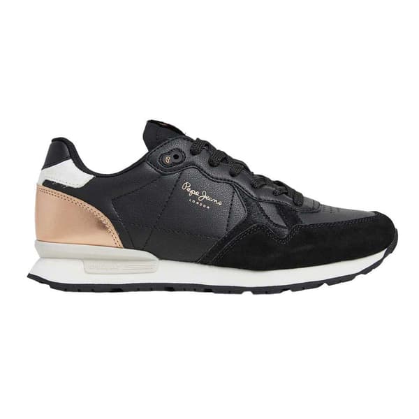 Pepe Jeans Brit Sun Skor Svart EU 39 Kvinna