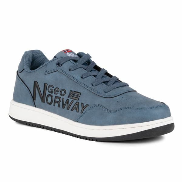 Sportskor Casual Herr Geographical Norway Stålblått - 42